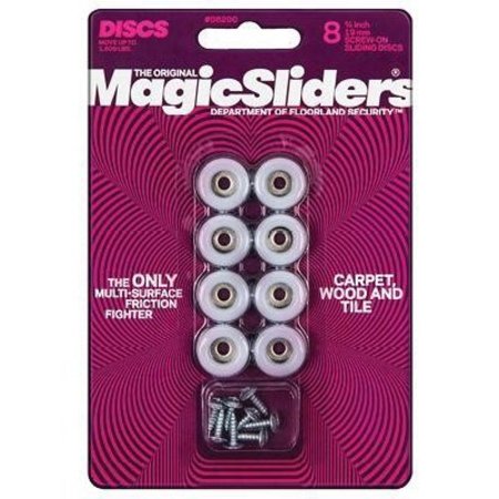 MAGIC SLIDERS L P 8PK 34 RND Slide Disc 8200